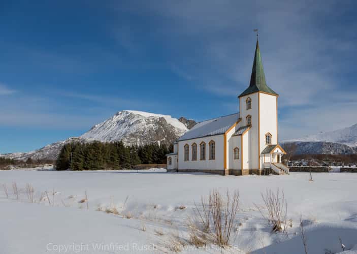 Church in Valberg, Lofoten