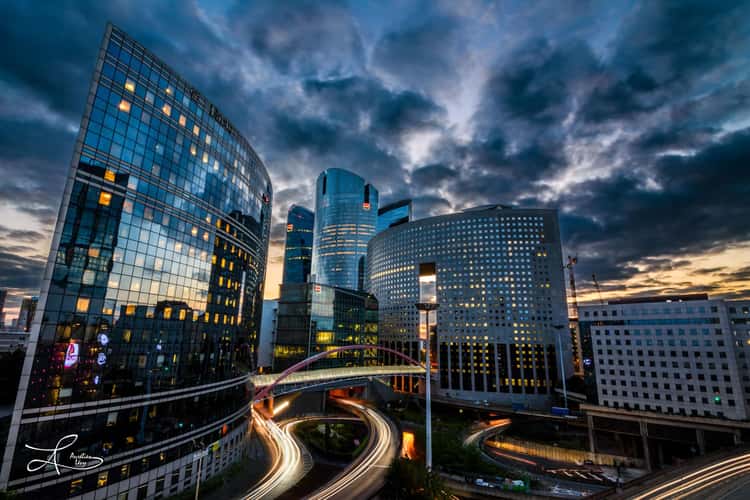La Défense, place du couchant, Paris