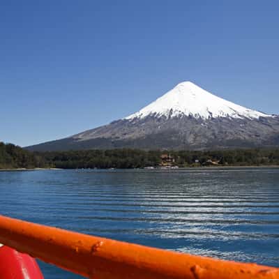 Lago Todos Los Santos with Osorno Volcano, Chile