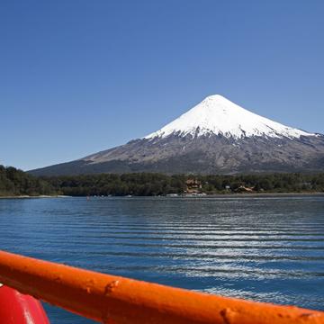 Lago Todos Los Santos with Osorno Volcano, Chile
