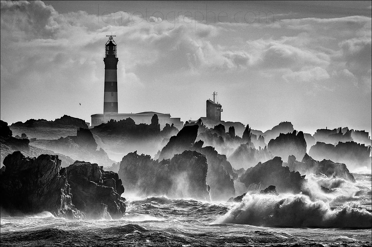 Le Créac’h Lighthouse from Beg Biniglou, France