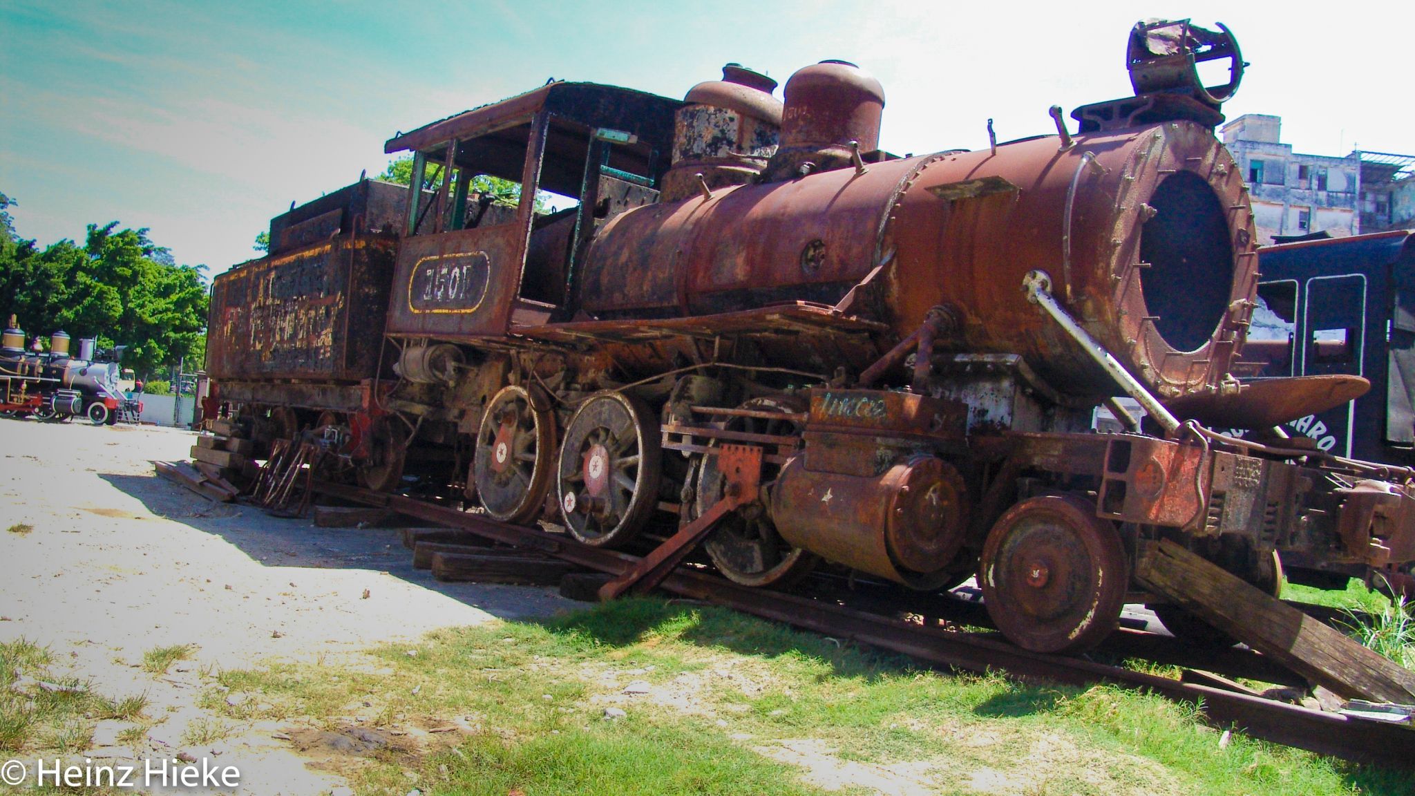 locomotive cemetery, Cuba