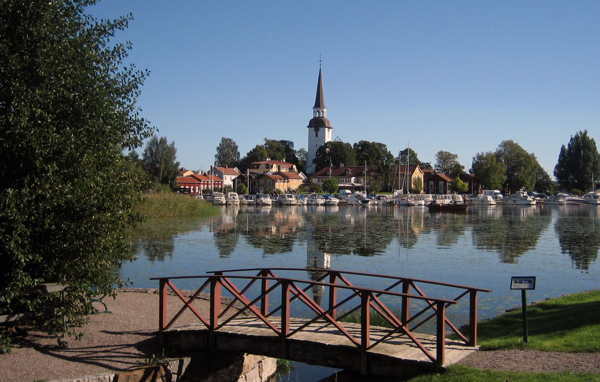 Mariefred view, Sweden