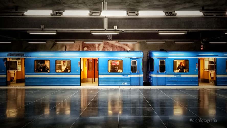 Metro Station at Tensta, Stockholm