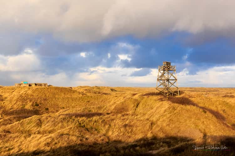 Military lookout point near Blåvands Huk