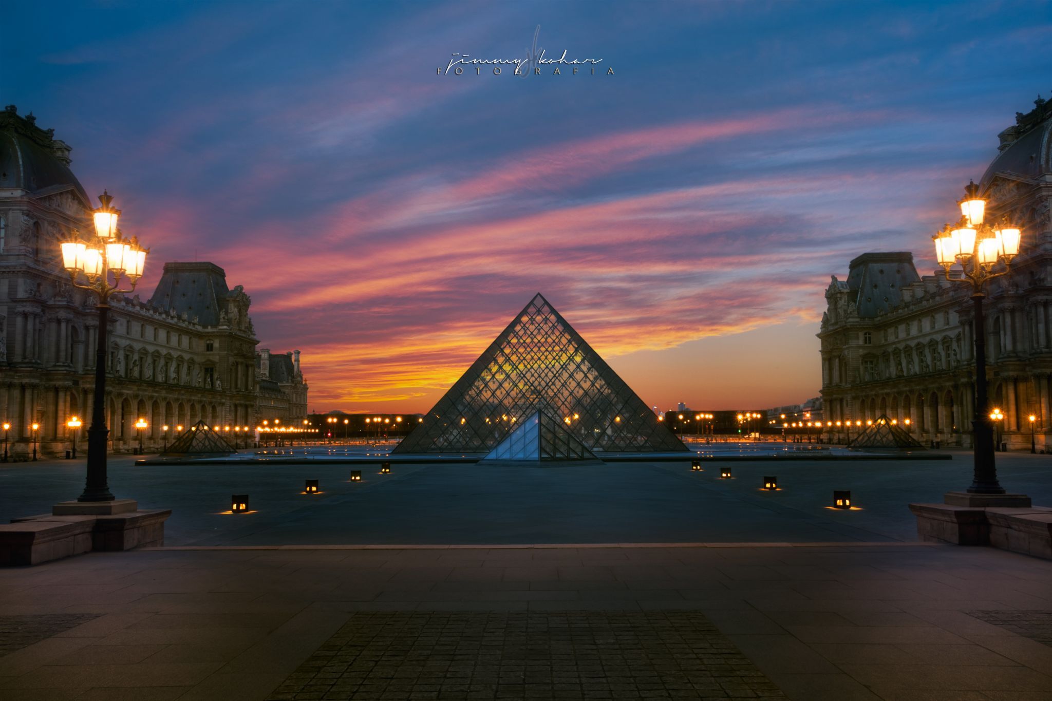 Louvre Pyramid and Museum, France