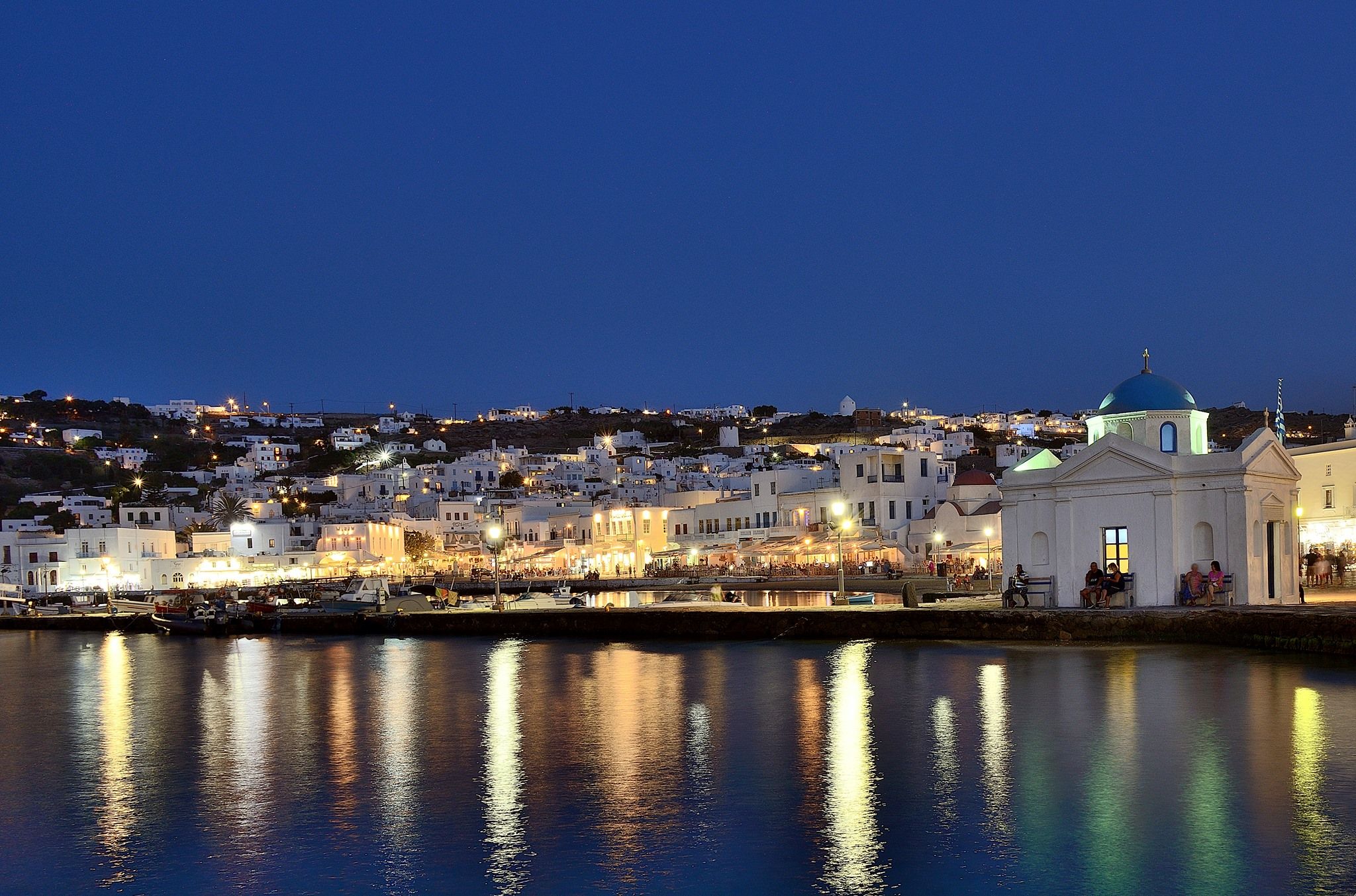 Mykonos' Old Port, Greece