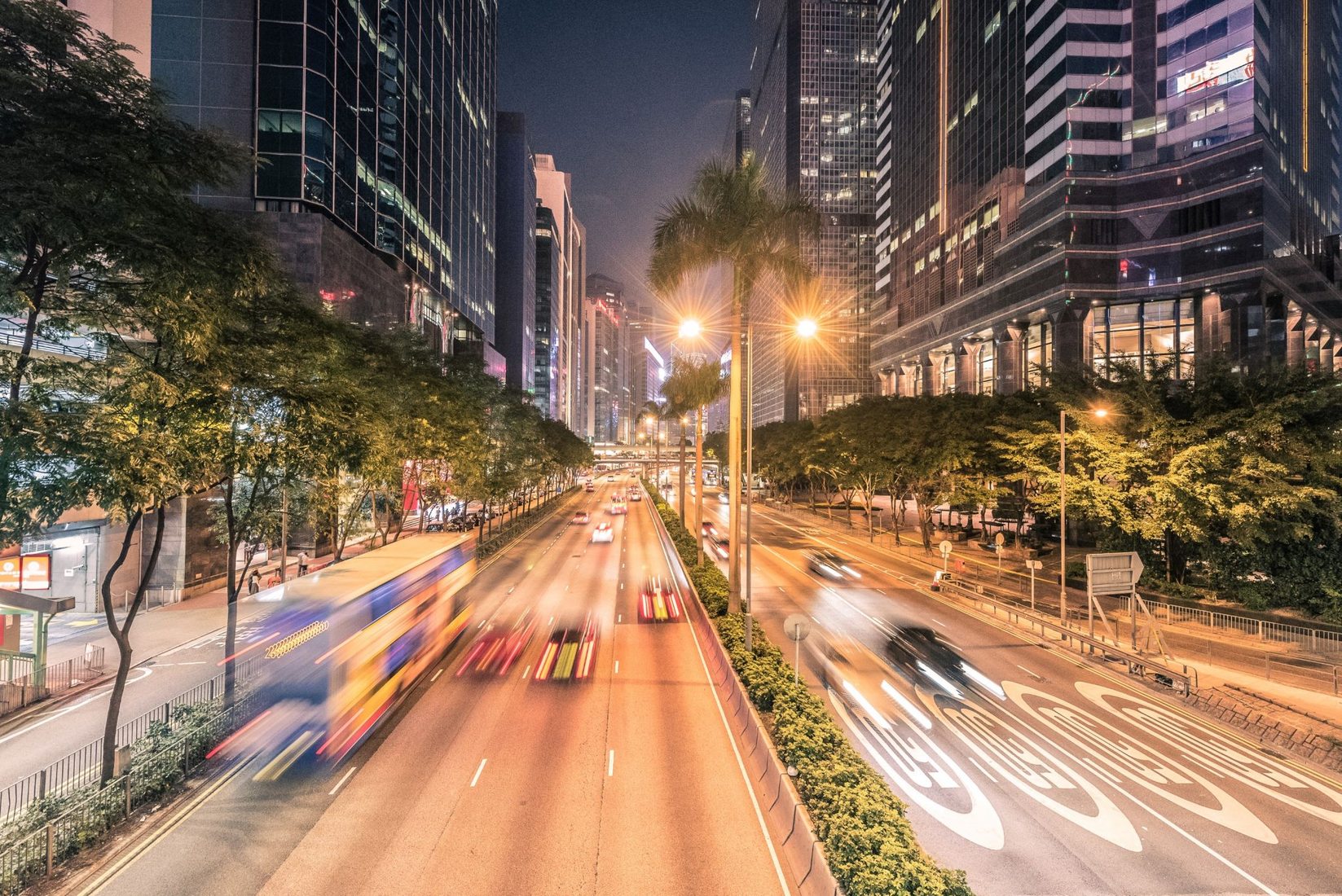 Nightfall in Hong Kong, Hong Kong