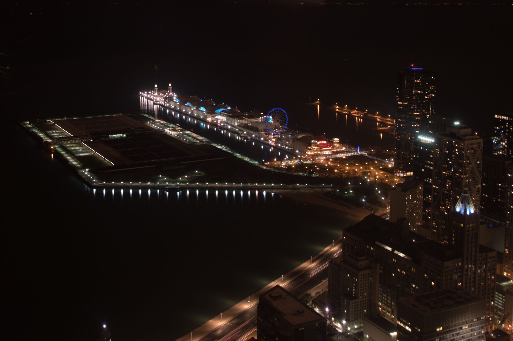 Northern view from John Hancock Center, Chicago, USA