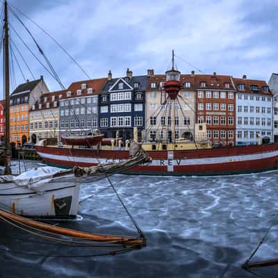 Nyhavn River, Copenhagen, Denmark