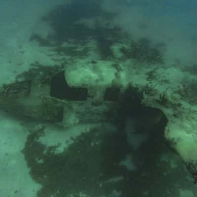 Pablo Escobar's sunken airplane, Colombia