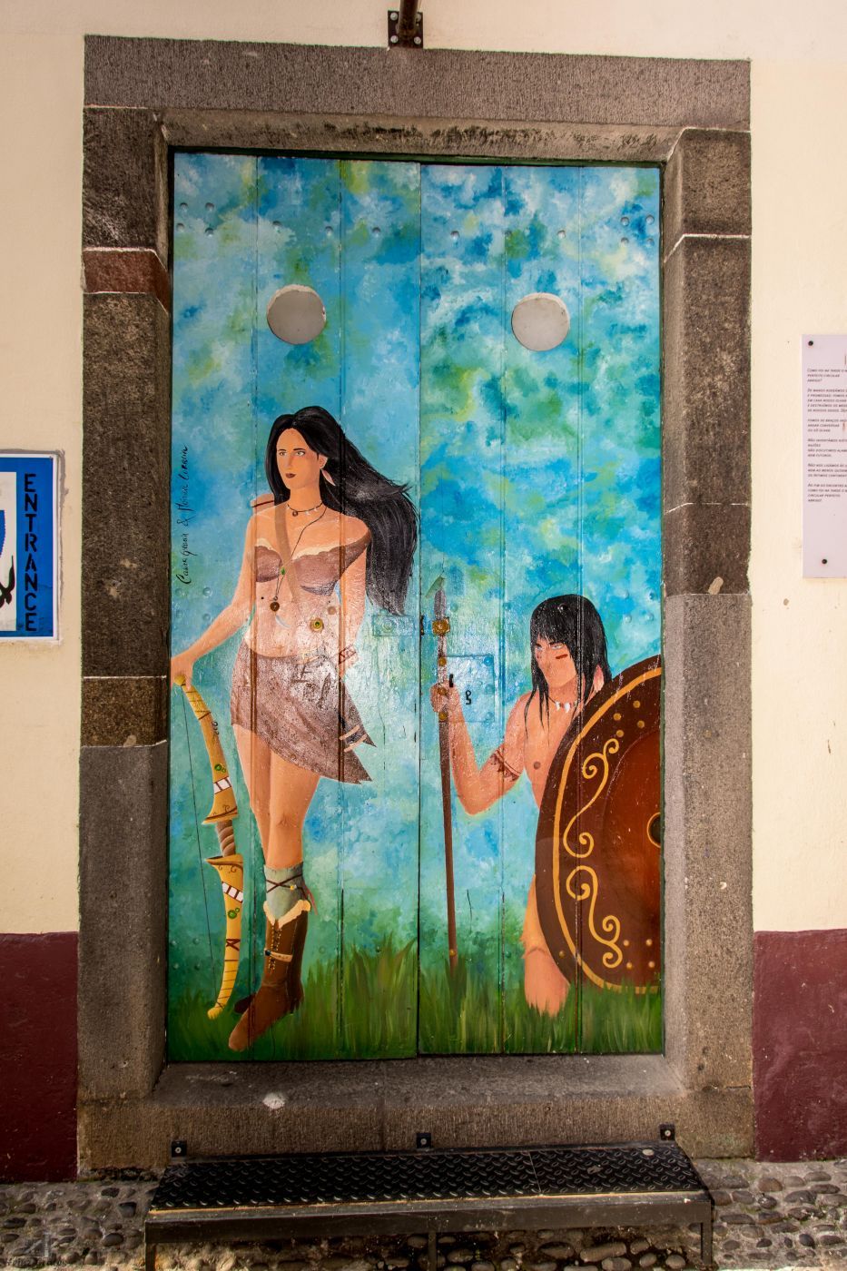 painted doors, Portugal