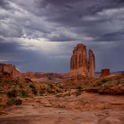 Park Avenue - Arches National Park, Utah, USA