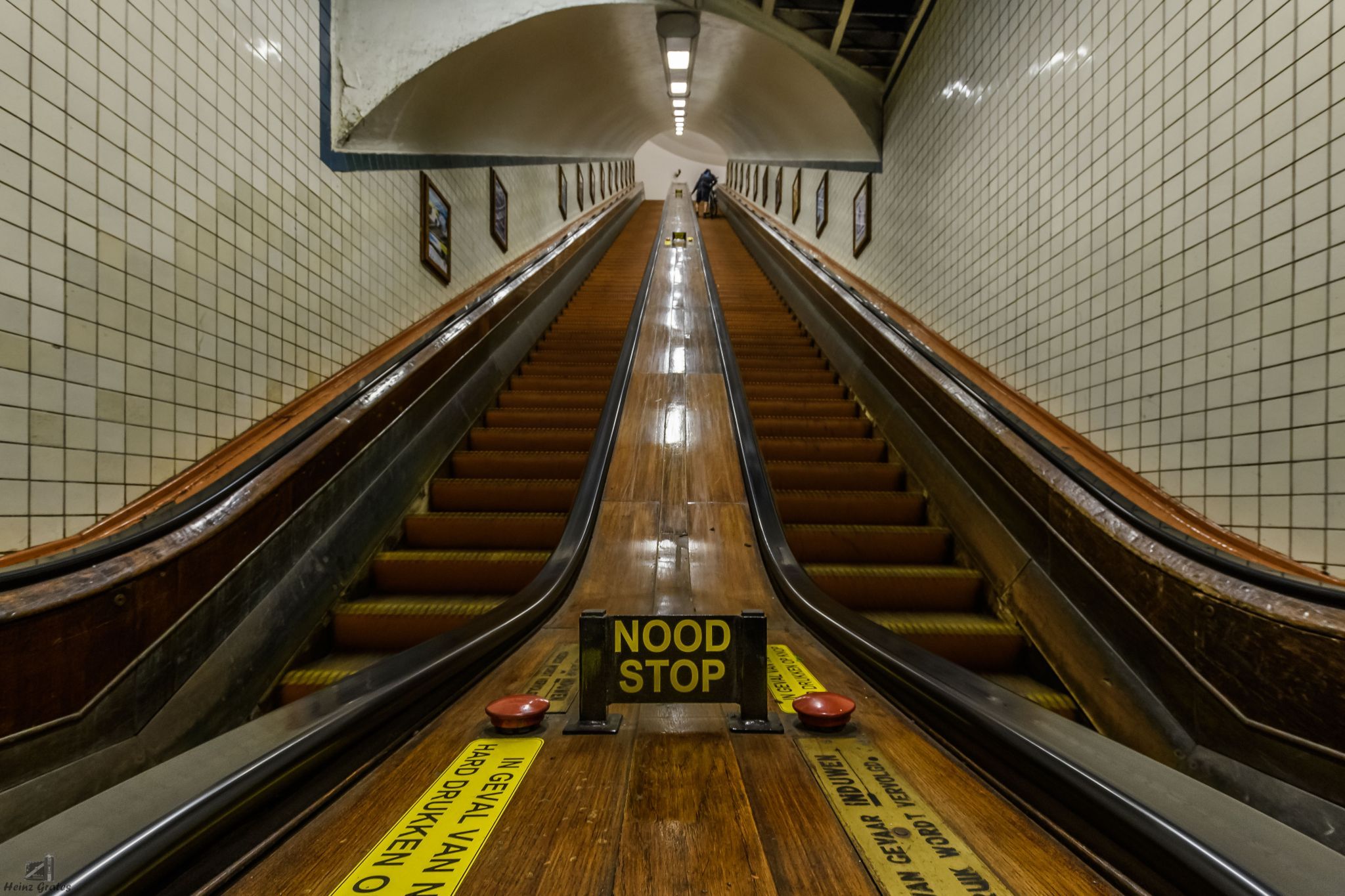 Pedestrian tunnel, Antwerp, Belgium