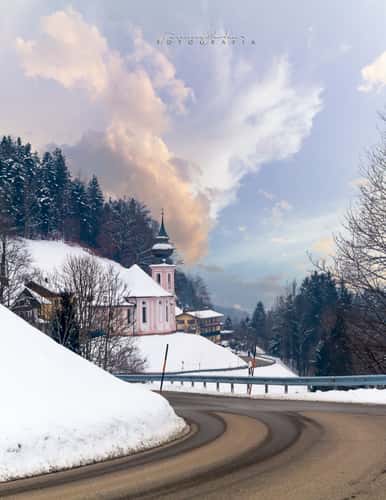 Church Maria Gern from the street