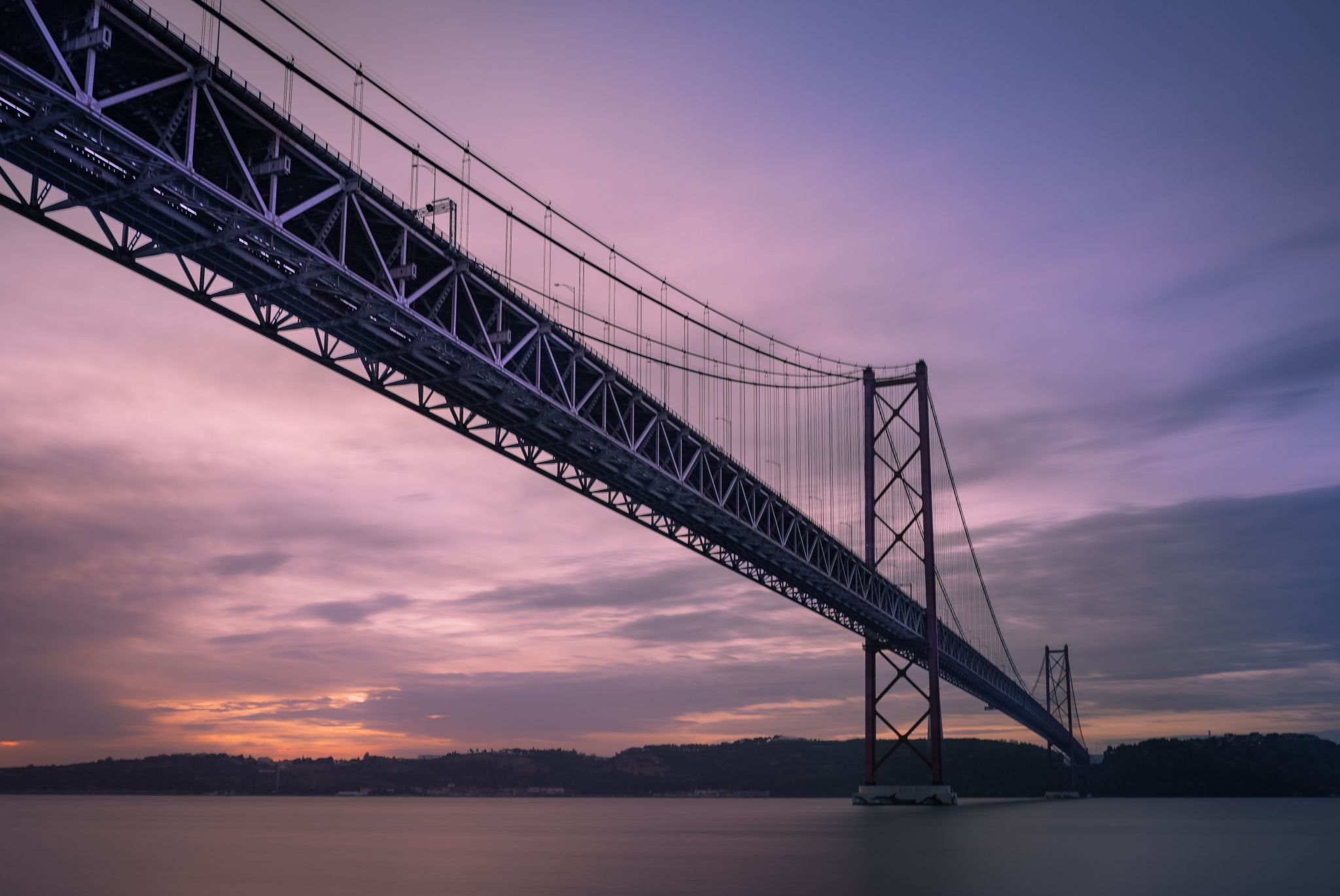 Ponte 25 de Abril bridge, Lisbon, Portugal, Portugal