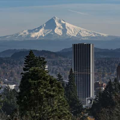 Portland from japanese Garden, USA