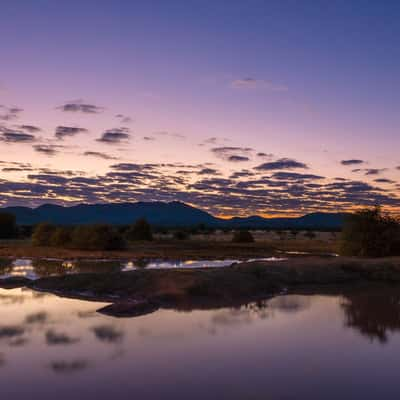 Purple sunrise, Namibia