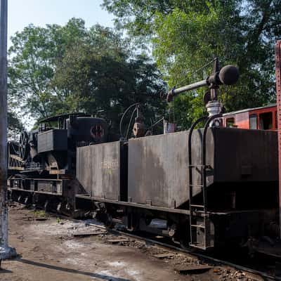 Railway depot Thazi, Myanmar