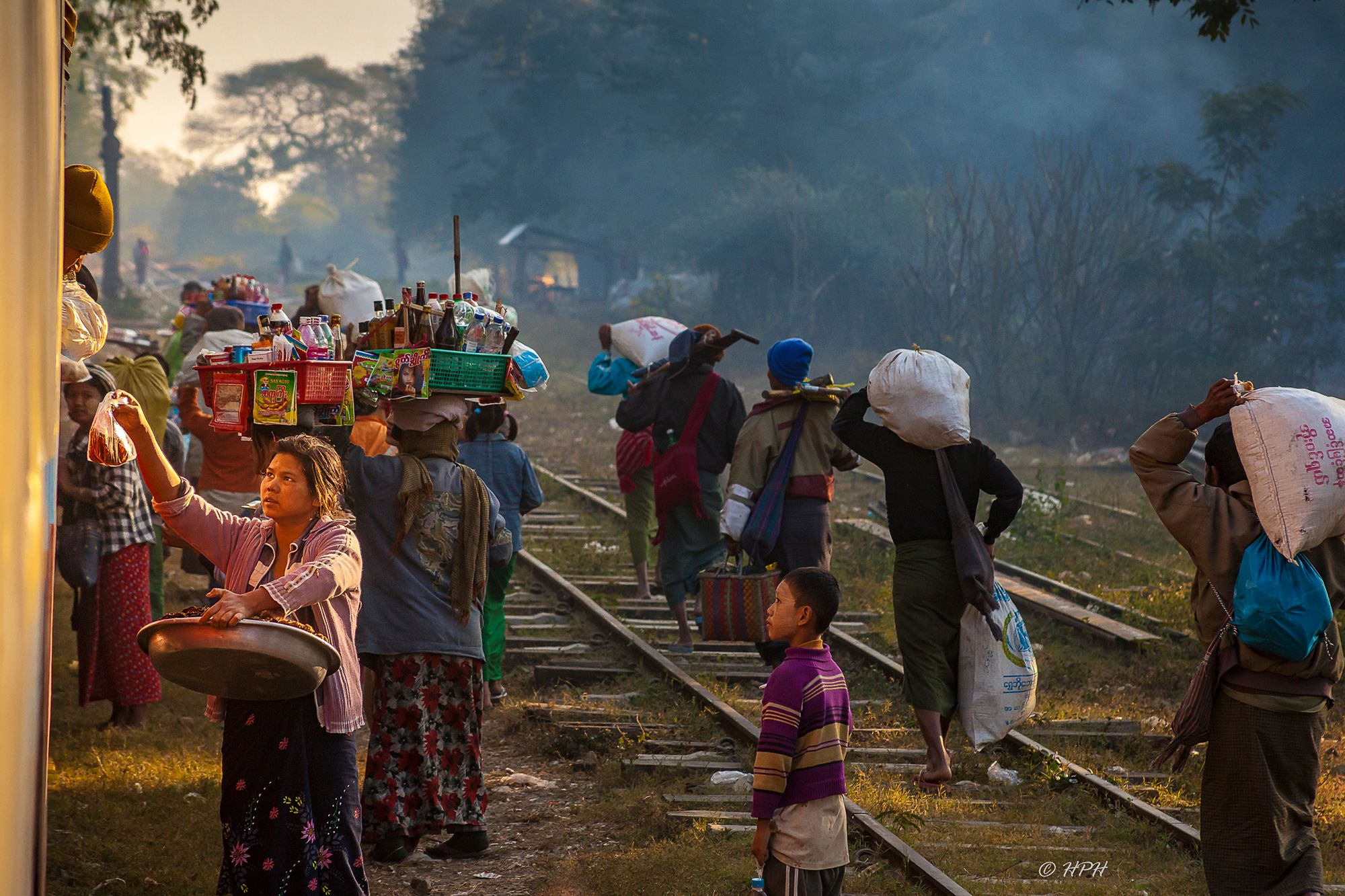 Railway Station, Yinmarbin, Myanmar