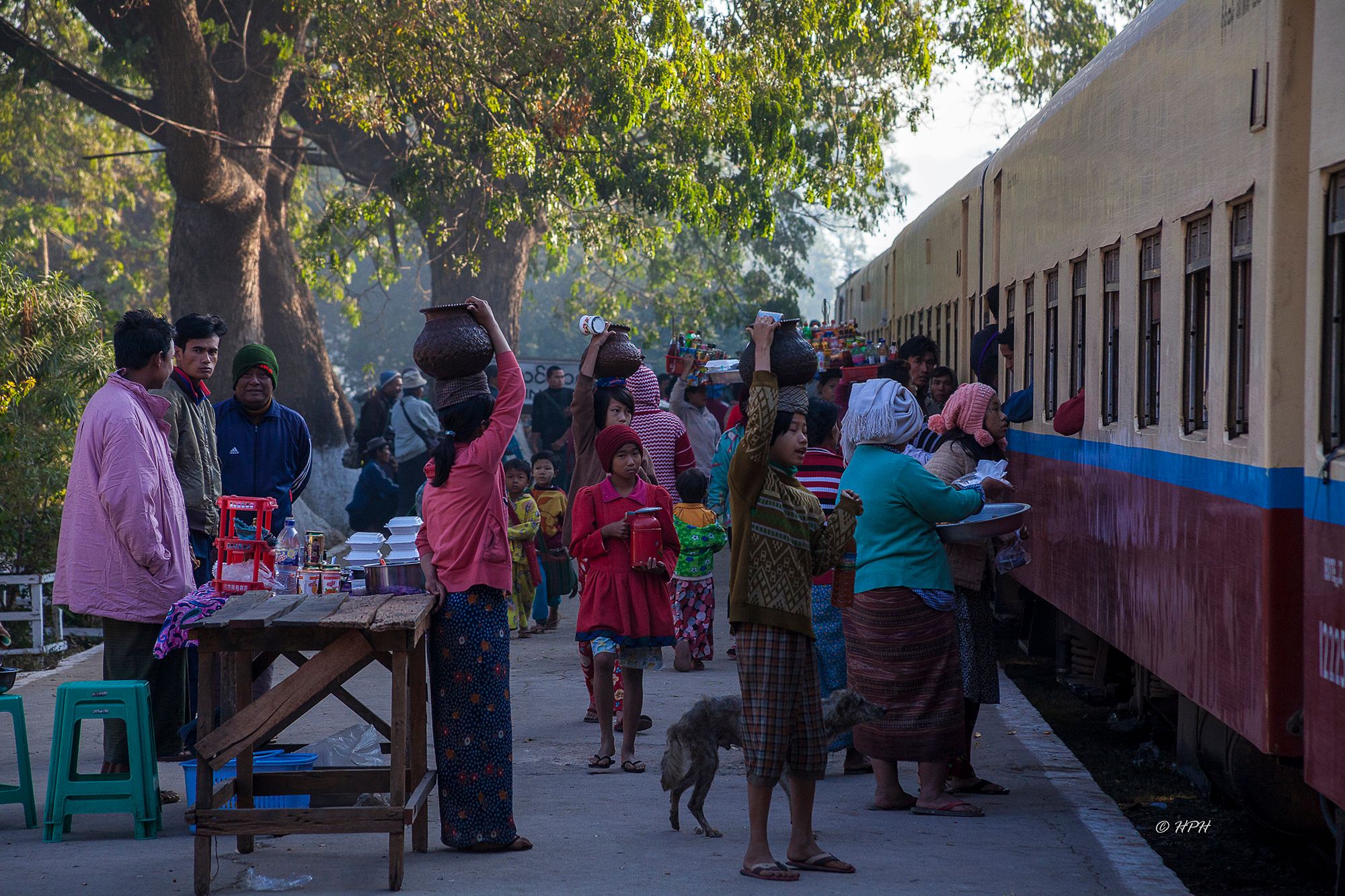 Railway Station, Yinmarbin, Myanmar