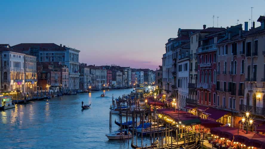 View from Rialto Bridge
