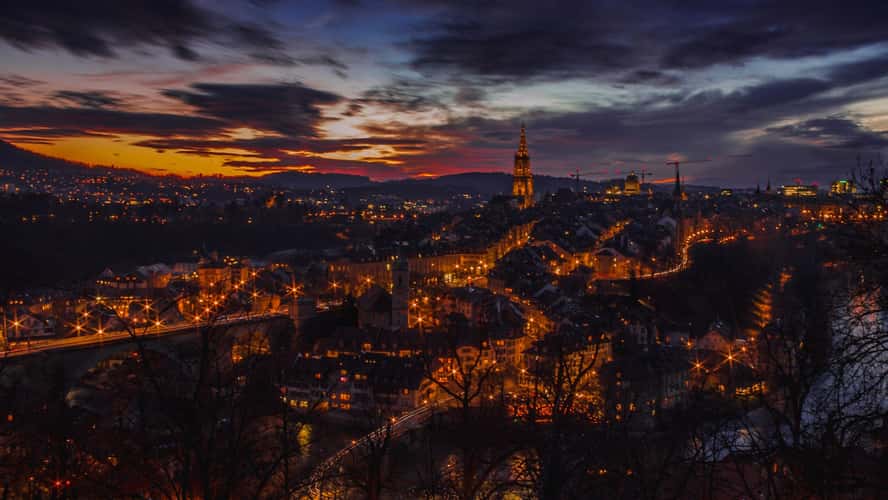 View over the Old Town of Bern
