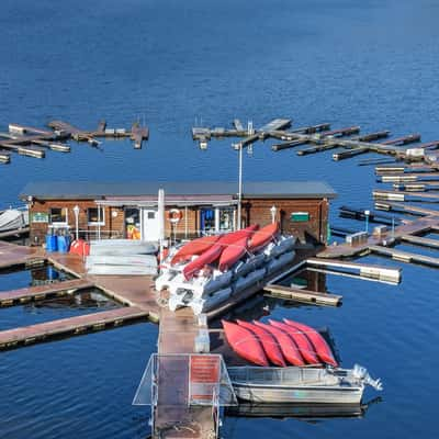 Rursee at Schwammenauel dam, Germany