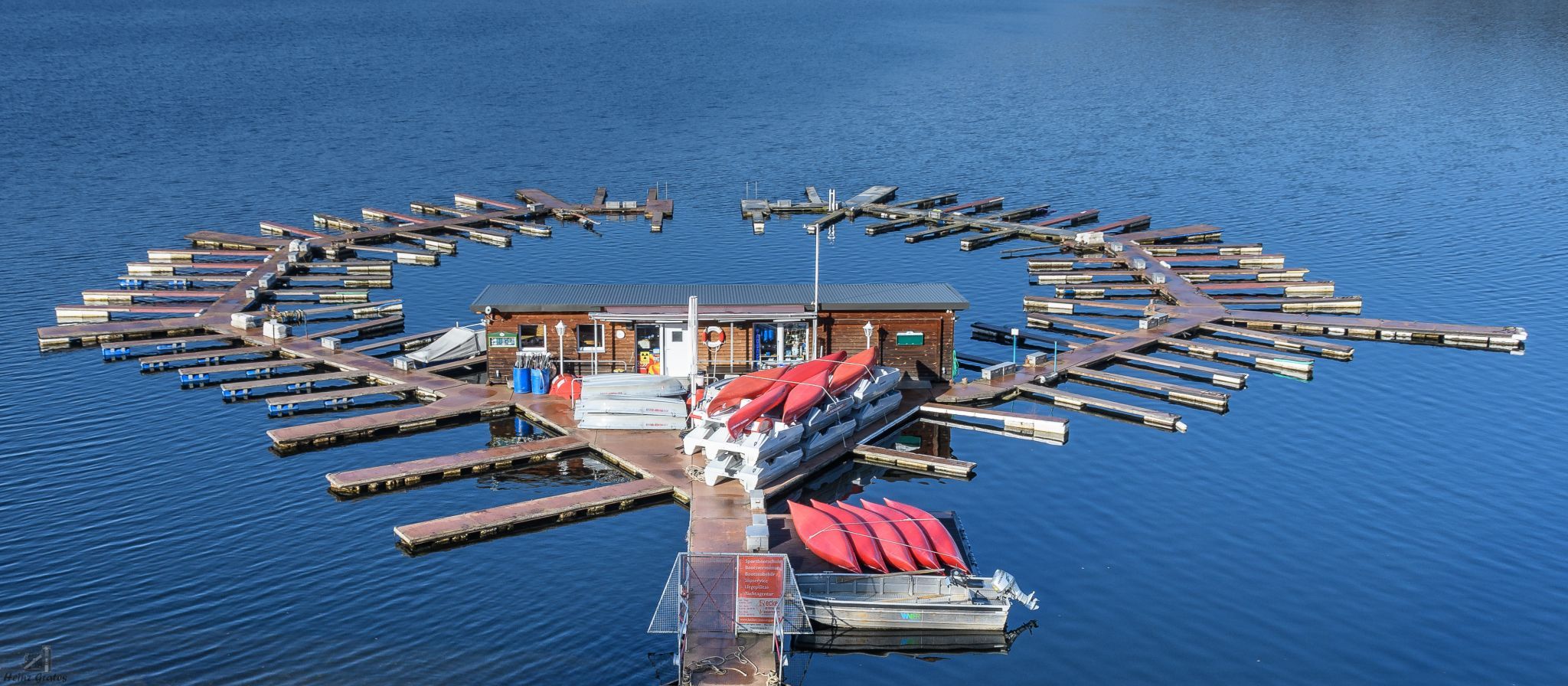 Rursee at Schwammenauel dam, Germany