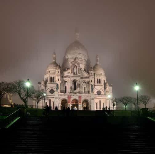 Sacré-Cœur from the front, Paris