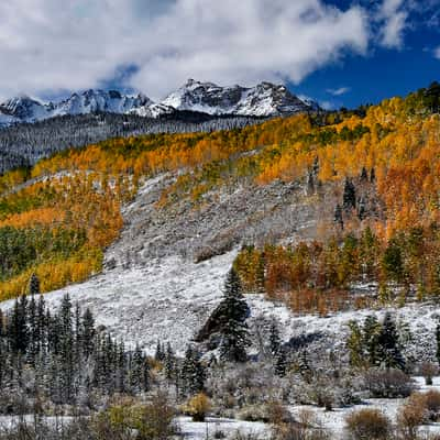 San Juan mountains, CR 7, USA