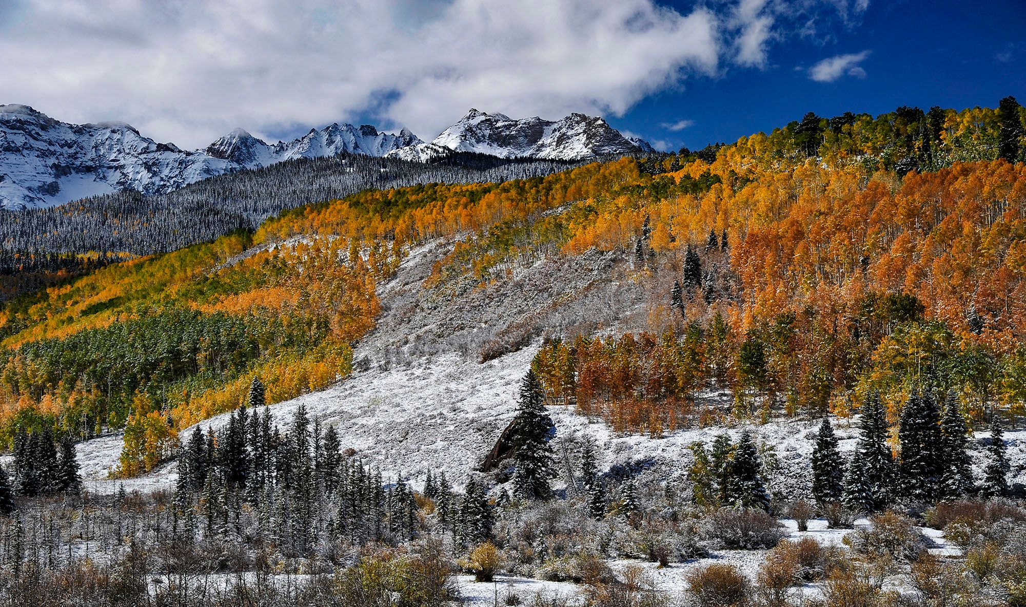 San Juan mountains, CR 7, USA
