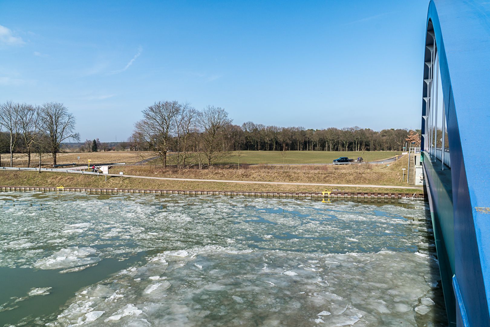 Schleuse Hünxe, Germany