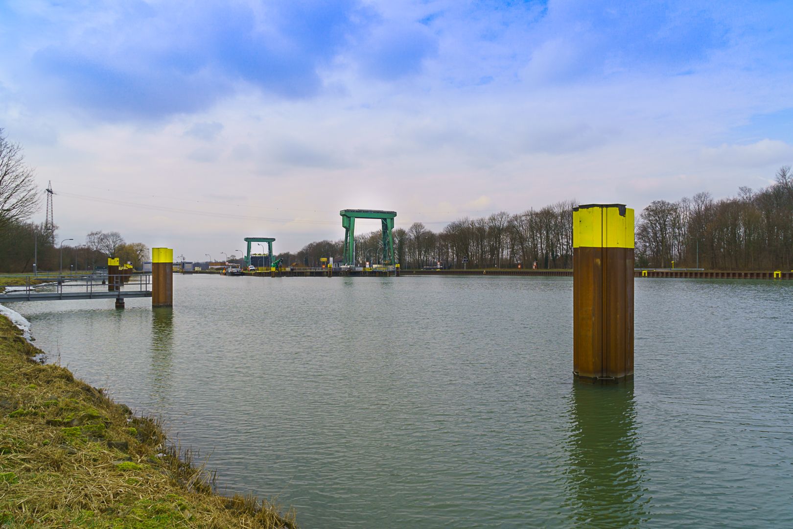 Schleuse Hünxe, Germany