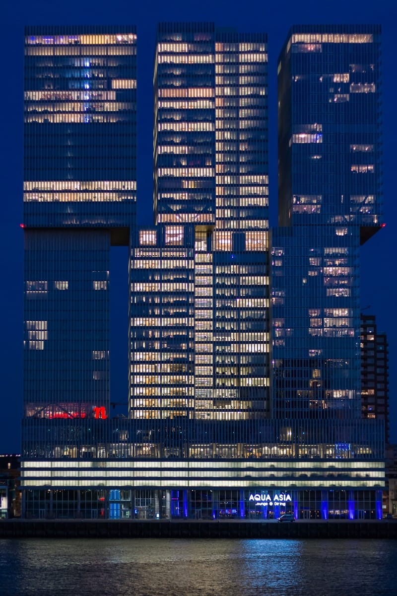 Skyscraper view, Netherlands