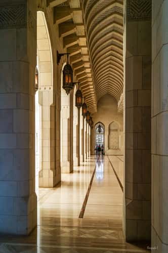 Sultan Qaboos Big Mosque, Muscat, Oman