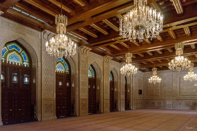 Sultan Qaboos Big Mosque, Muscat, Oman