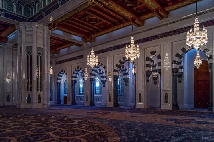 Sultan Qaboos Big Mosque, Muscat, Oman