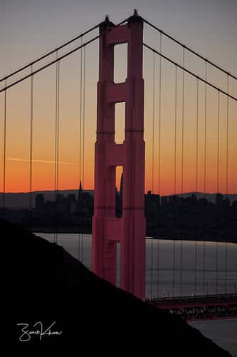 Sunrise at Golden Gate Bridge