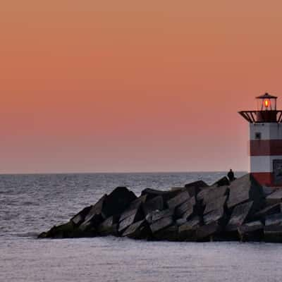 Sunset on the Northern Pier, Scheveningen, Netherlands