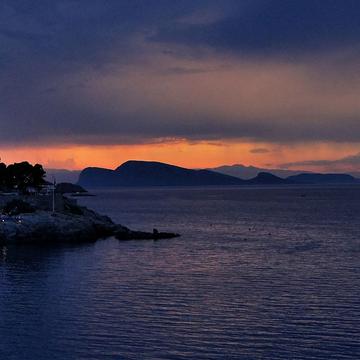 The port of the Greece Island Hydra, Greece