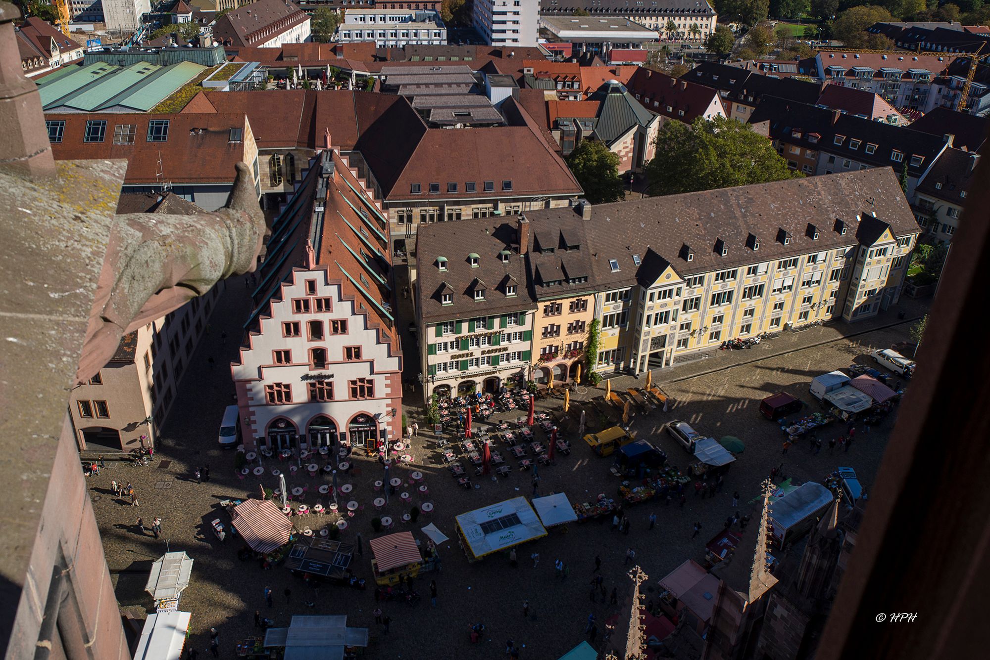 The tower of the Minster, Freiburg i.Br., Germany