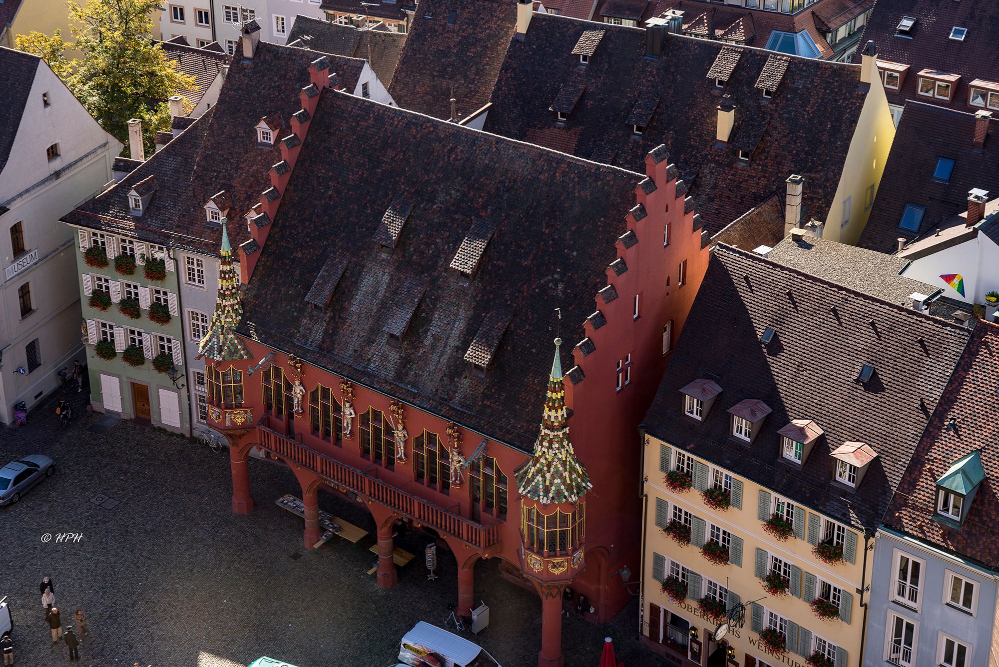 The tower of the Minster, Freiburg i.Br., Germany