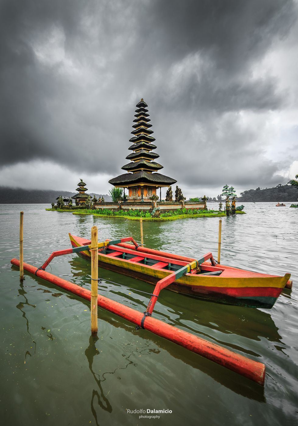 Ulun Danu Temple at Beratan Lake, Indonesia