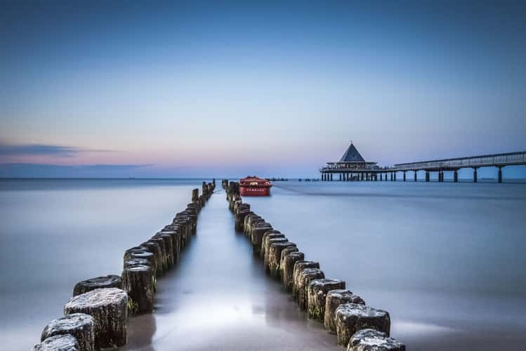 Sunset on Baltic Sea, Ahlbeck