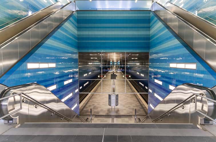 Überseequartier - Subway Station, Hamburg