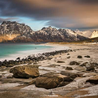 Uttakleiv beach, Lofoten, Norway