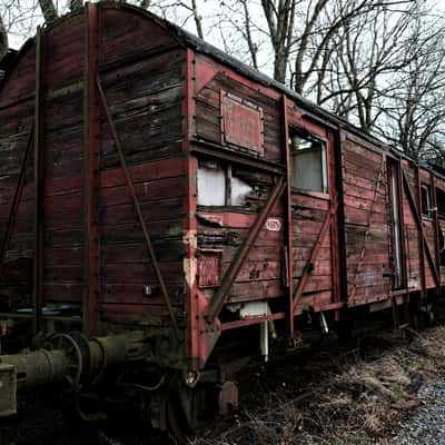 Decayed Trains near Hombourg, Belgium