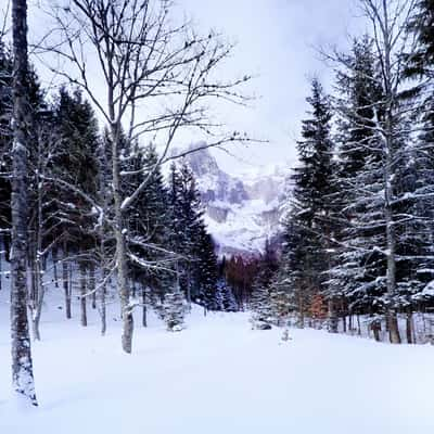 View of the Hochschwab mountain range, Austria