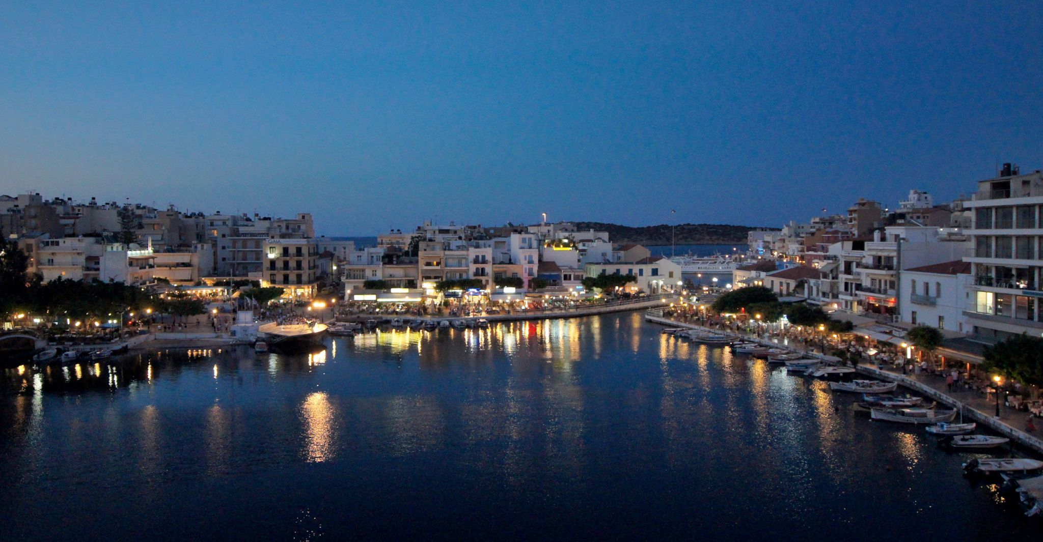 View on Chersonissos, Crete, Greece